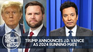 Trump Announces JD Vance as 2024 Running Mate Taylor Swift Swallows Third Bug at Eras Tour [upl. by Glialentn]