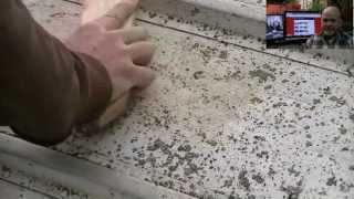 DIY Removing lichen from the hull of an aluminum boat [upl. by Nrevel799]