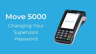 Move5000  Changing Your Supervisor Password [upl. by Olympium]