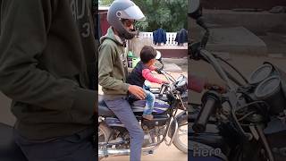 Papa hamesa helmet ⛑️ bhul jate hai ⛑️🥰🥰 [upl. by Earas]