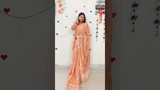 Naree with Saree bhojpuri song music trending reels youtubeshorts funny saree [upl. by Nyllek]