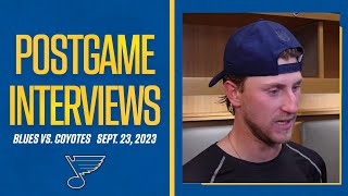 Sept 23 Postgame Interviews [upl. by Jarnagin]