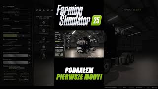 POBRAŁEM PIERWSZE MODY DO FARMING SIMULATOR 25🚜👀🤔 [upl. by Adran]