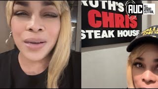 TBoz Heated After Being Asked To Remove Her Hat At Ruth Chris Restuarant [upl. by Nolaj]