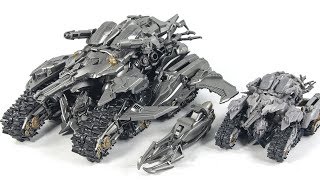 Transformers KO Studio Series Megatron BlackMamba LS06 Tank Mega Commander Vehicle Robot Toys [upl. by Cohleen]