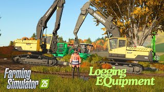 FS25 Logging Machines Review  Farming Simulator 25 [upl. by Sum]