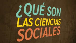 ¿Qué estudian las Ciencias Sociales [upl. by Anedal]