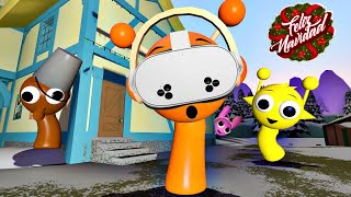 JUGANDO ESCONDITE CON LOS SPRUNKI SPRUNKI 3D VR [upl. by Nalor]