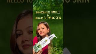 BEST FACE CLEANSER FOR PIMPLES ampACNE pimples acne glowingskin neem neemfacewash oilyskin [upl. by Thomas174]