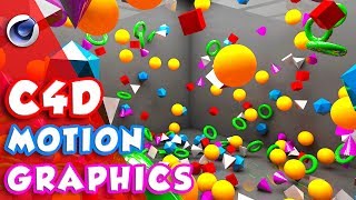 Cinema 4D Motion Graphics Tutorial  C4D Motion Graphics Tutorial [upl. by Acinelav]