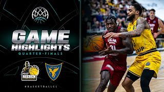 MHP RIESEN Ludwigsburg v UCAM Murcia  QuarterFinals Highlights  BasketballCL 202324 [upl. by Sremmus]