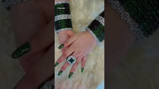 Best collection green colour bangles flower [upl. by Tsepmet]