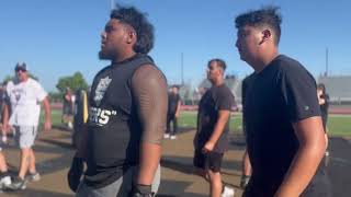 Lineman Challenge  Chavez vs Kimball [upl. by Kinemod]