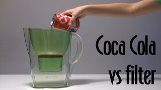 Coca Cola vs Brita filter What happens Experiment [upl. by Nileek875]