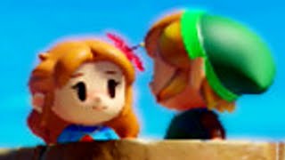 Zelda Links Awakening Switch  Special Link amp Marin Interactions [upl. by Jezrdna]