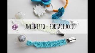 Portaciuccio a uncinetto facile e sicuro [upl. by Retsevlys]