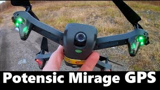 Potensic Mirage D50 Flight amp Camera Test GPS DRONE RC QUADCOPTER [upl. by Alebasi]