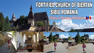 LUTHERAN FORTIFIED CHURCH IN BIERTAN VILLAGE  SIBIU ROMANIA [upl. by Blondelle]