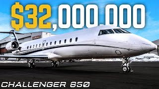 Inside The 32 Million Bombardier Challenger 850 [upl. by Ainattirb]