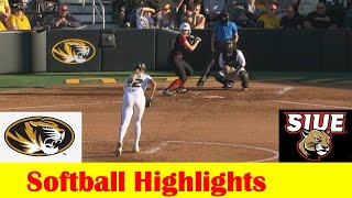 SIUE vs 13 Missouri Softball Game Highlights April 17 2024 [upl. by Dlnaod]