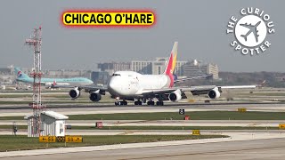 SUPERB SUNDAY Plane Spotting at Chicago OHare ORD [upl. by Yelnats]