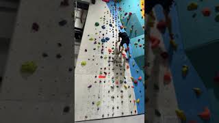 Auto belay 黃色 6a Line 1 climbing [upl. by Yajiv]