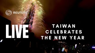 LIVE Taiwan welcomes the New Year with fireworks at skyscraper Taipei 101 [upl. by Corso]