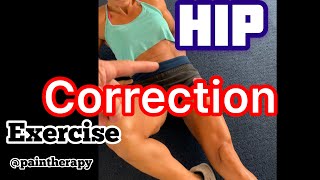 Hip misalignment exercises  Learn how to correct your pelvic misalignment [upl. by Trainer836]