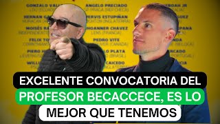 Excelente convocatoria del profesor Becaccece es lo mejor que tenemos [upl. by Koenig]