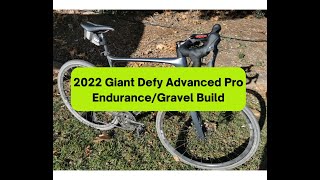 2022 Giant Defy Advanced Pro EnduranceGravel build [upl. by Skcirdnek]