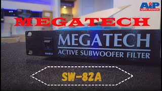 MEGATECH SW82A ACTIVE SUBWOOFER FILTER และ AC22B Mid  Hi Active Crossover เอไอไพศาล [upl. by Cordy]