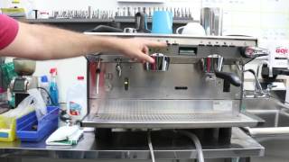 2004 Rancilio Classe 8 Two Group Espresso Machine Test After A Repair 950 [upl. by Naasar]