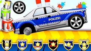 Car Factory  Builds Police Car 3 [upl. by Gibbon]