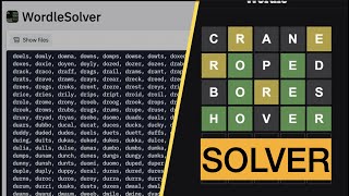 How to make a Wordle Solver in Python [upl. by Travax494]