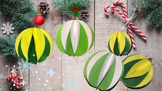 DIY Christmas Decoration with paper  Christmas Crafts  Christmas Decorations Ideas  Paper Craft [upl. by Leong]