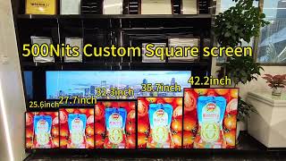 Square Digital Lightbox Screen [upl. by Atinehs]