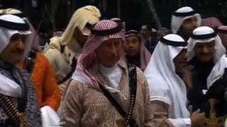 Prince Charles in traditional Saudi sword dance [upl. by Adnert]