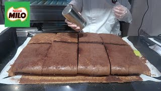 Milo Jiggly Cake Cutting [upl. by Eve]