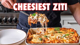 The Cheesiest Baked Pasta Ever Baked Ziti 2 Ways [upl. by Draillih]