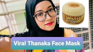 Viral Thanaka Face Mask Review Honest Review Not Sponsored😱😊 [upl. by Aivirt]