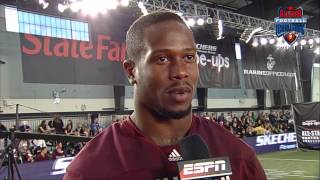 Former Texas AampM LB Von Miller highlight from 2011 AllStar Football Challenge [upl. by Enetsuj]