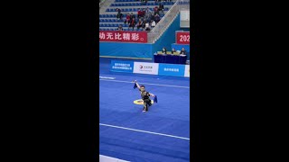 2023 Zhou Xingliang  Double Broadsword  3rd  Traditional Wushu Taolu National Championships [upl. by Martres]