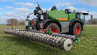 Fendt Rogator 655 met een 12 meter Duport Liquiliser [upl. by Kristianson595]