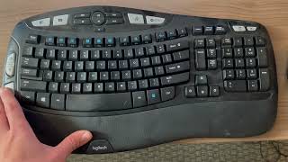 Logitech MK570 Wireless Wave Keyboard and Mouse Combo Quick Review [upl. by Sana]