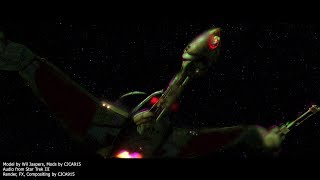 Star Trek III Bird of Prey Decloaking CGI [upl. by Larentia]