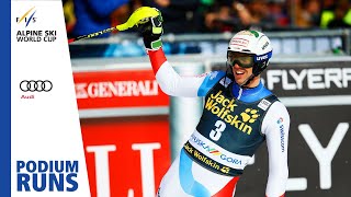 Ramon Zenhaeusern  1st place  Mens Slalom  Kranjska Gora  FIS Alpine [upl. by Wyatan]