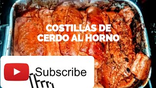 Como Hacer Costillas de Cerdo al Horno deliciosasquot👨‍🍳  comida peruana 🇵🇪 [upl. by Euqinoj]