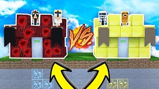 CASTILLO DE SANGRE VS CASTILLO DE ORO 😱  MINECRAFT BATALLA DE CASTILLOS [upl. by Nylkaj23]