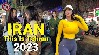 This Is Tehran  IRAN 2023 Night Walk Vlog ایران [upl. by Ainnet626]