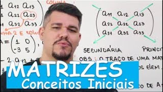 🔴MATRIZES Conceitos Iniciais [upl. by Ruthven]